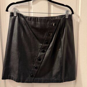 Black Leather Skirt